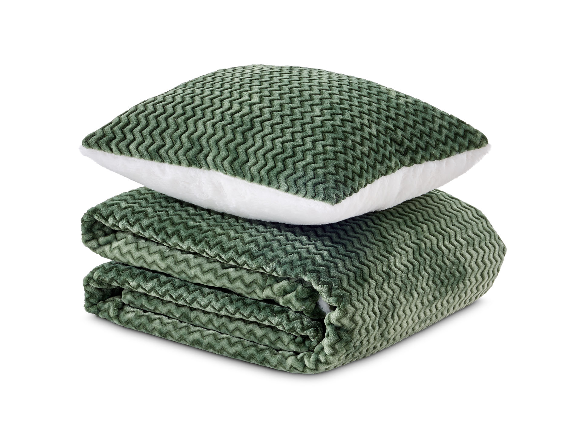 Dormeo sada Warm Hug zelené ombré